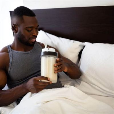 should i have a protein shake before bed